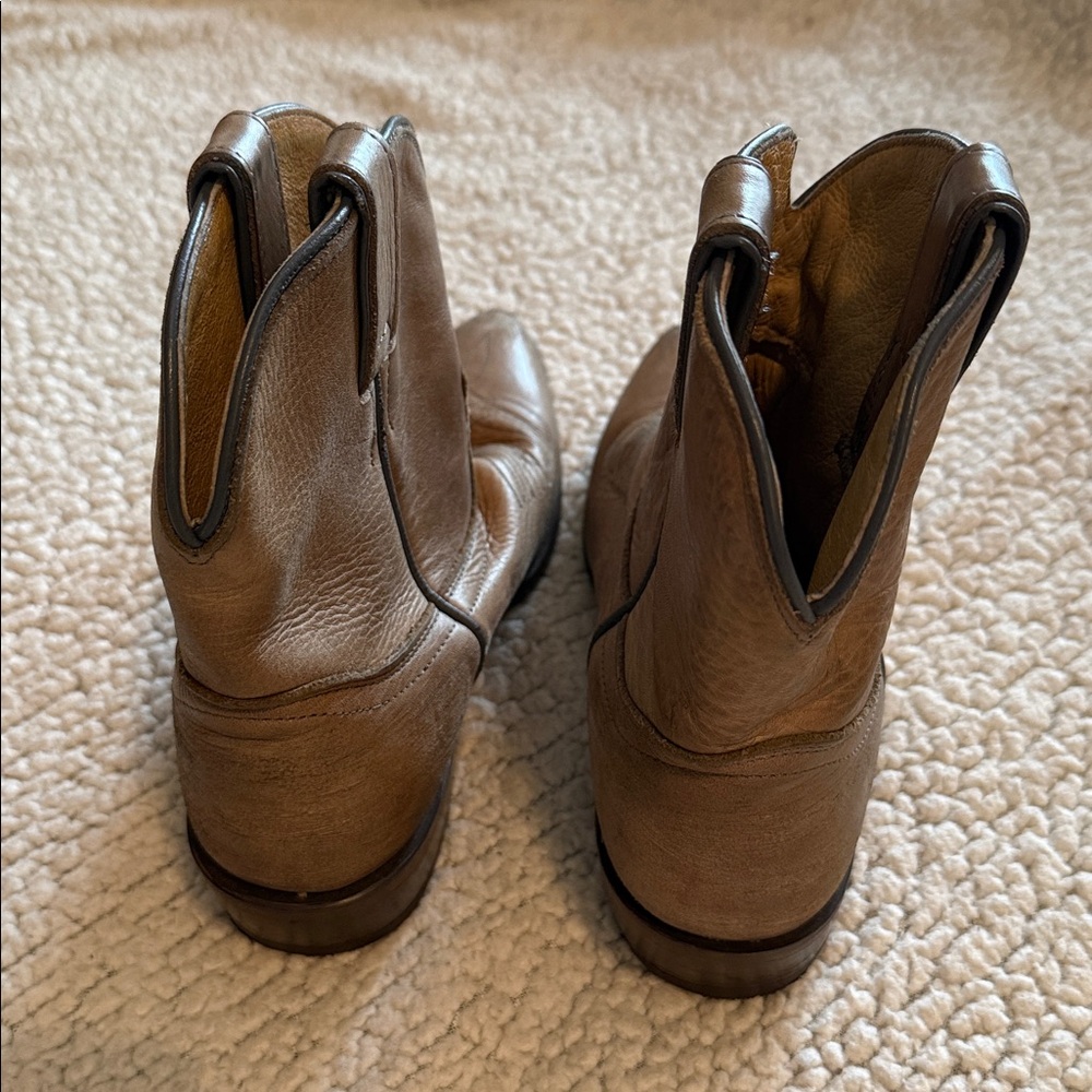 Frye Billy Short Western Ankle Boots Booties Size 6.5 - Picture 3 of 8